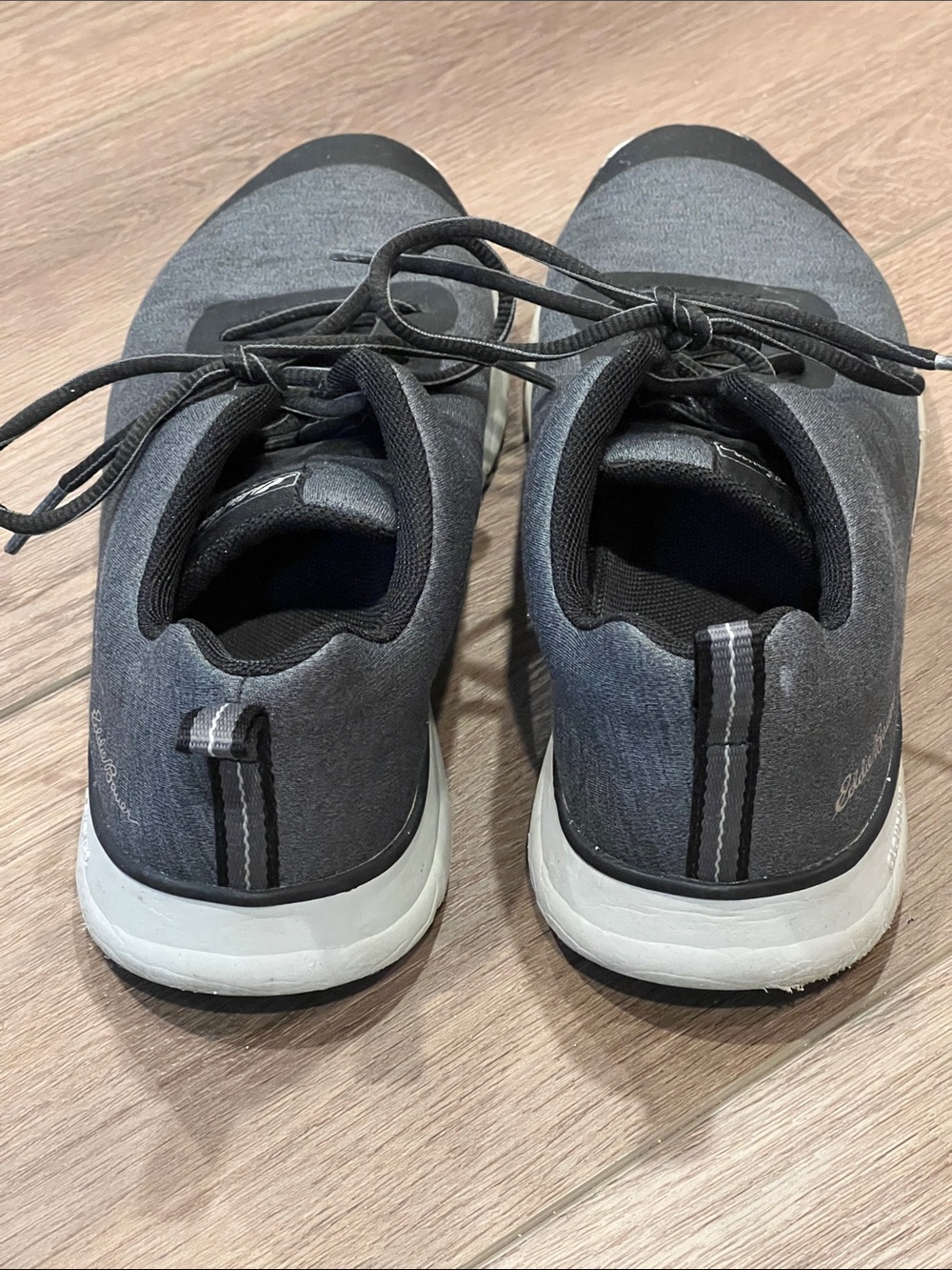 Eddie Bauer Women’s Cloudline Gray & Black Casual Lightweight Flexible Sneakers - Picture 2 of 11